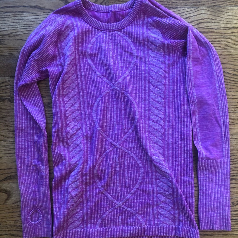 Lululemon Restless Pullover - Purple, size 6